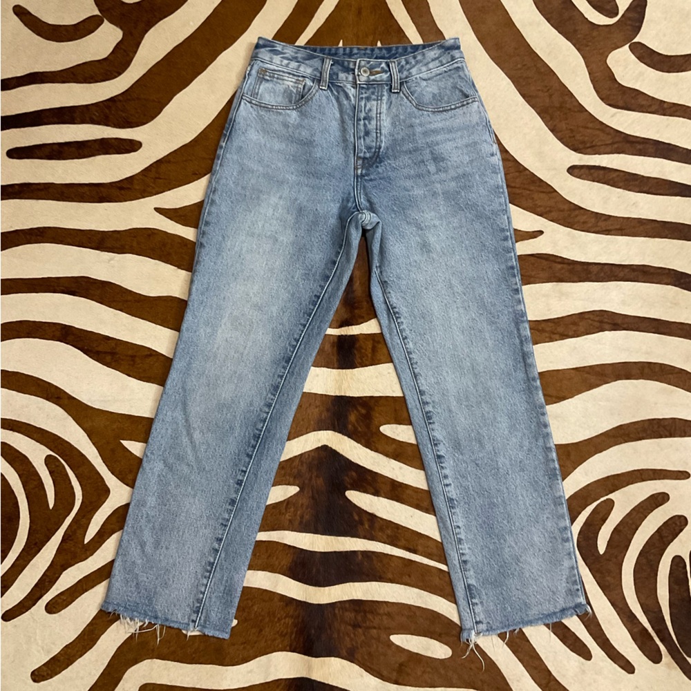 John Galt Brandy Melville Light Wash Mom Jeans
